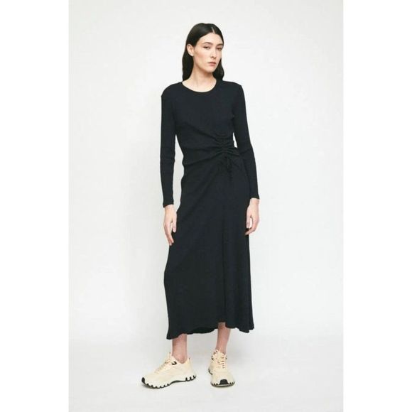 Rita Row Dresses & Skirts - Rita Row Black Ribbed Gardenia Maxi Dress - Small